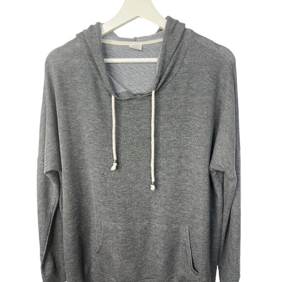 Tresics Gray Hoodie Women’s Small Pullover Lightweight Athleisure Top - Picture 2 of 13